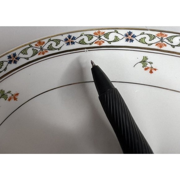 Vintage John Haddock Sons Royal Vitreous England Serving Tray Platter 12.5" - Picture 6 of 6